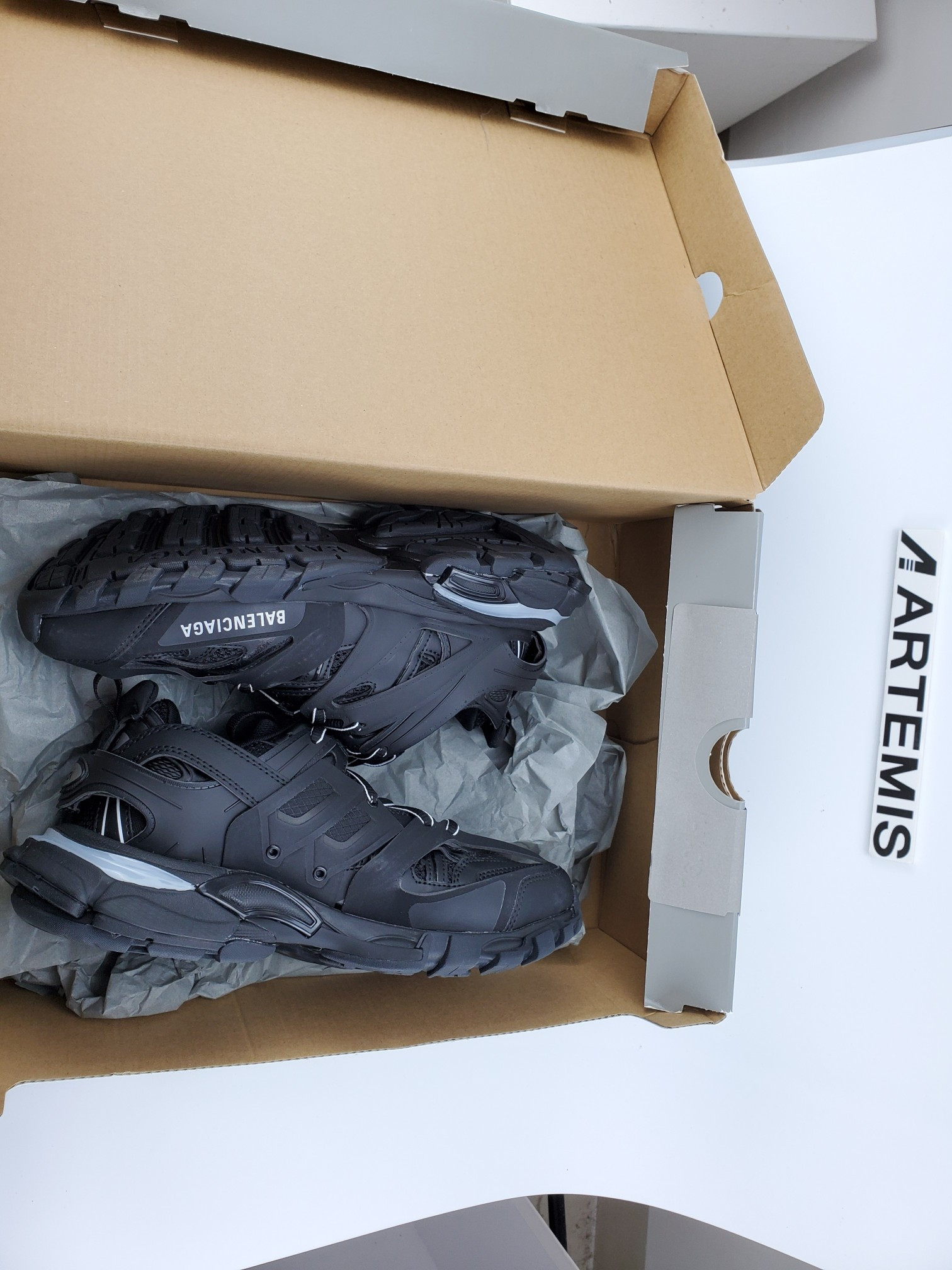 Balenciga Track LED trainers 3.0 Black