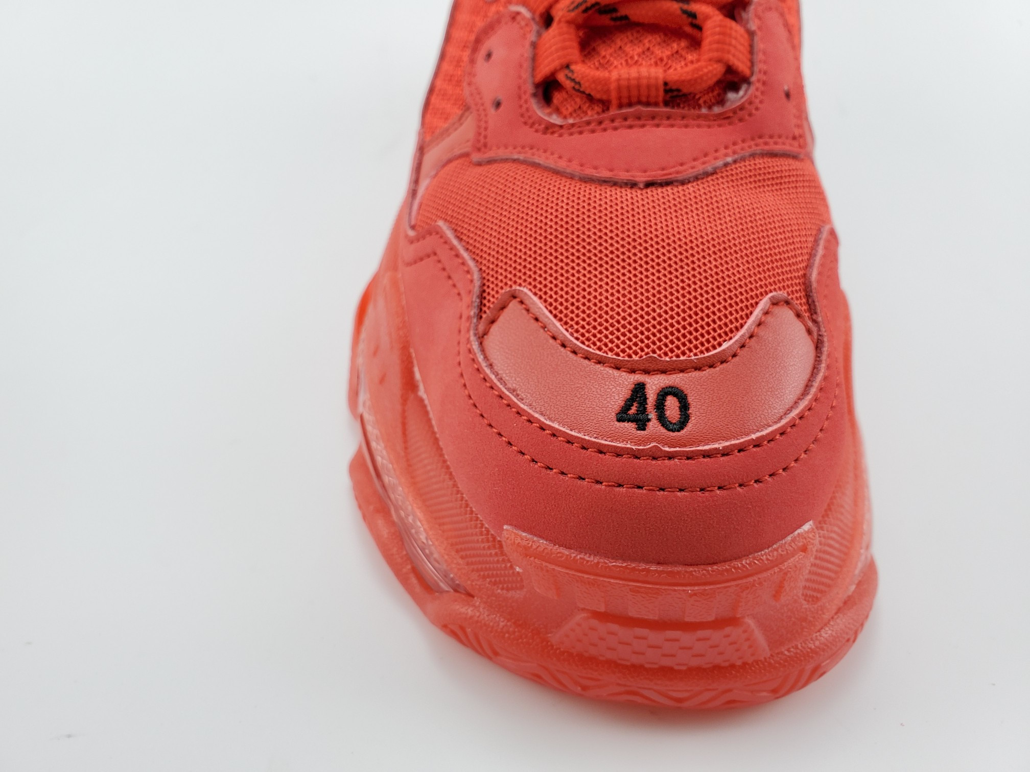 Balenciga Triple S Red Clear Sole
