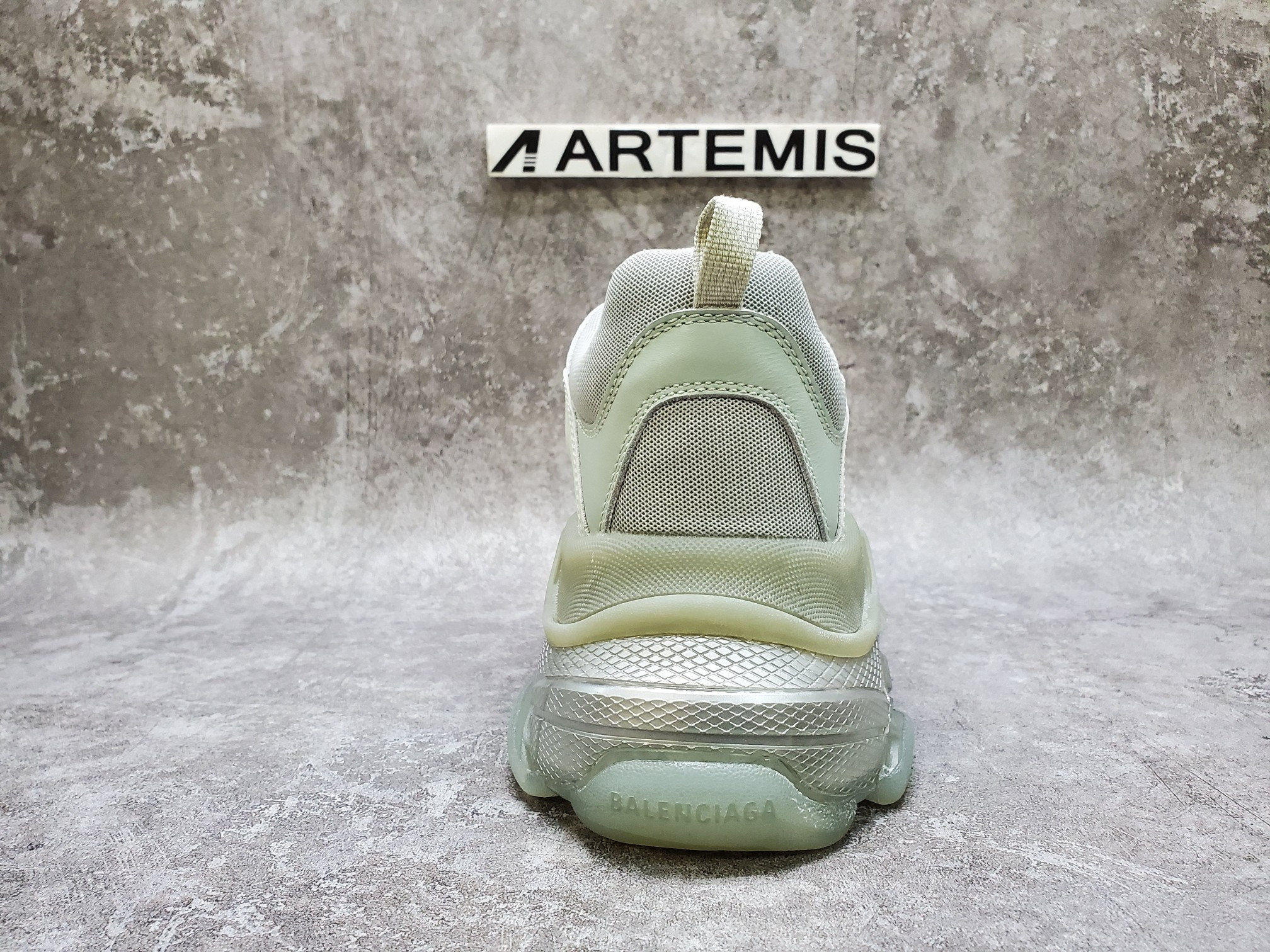 Balenciga Triple S Clear Sole Grey