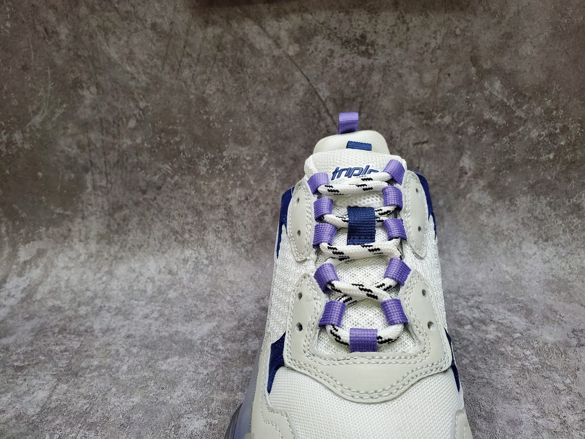Balenciga Triple S White Purple