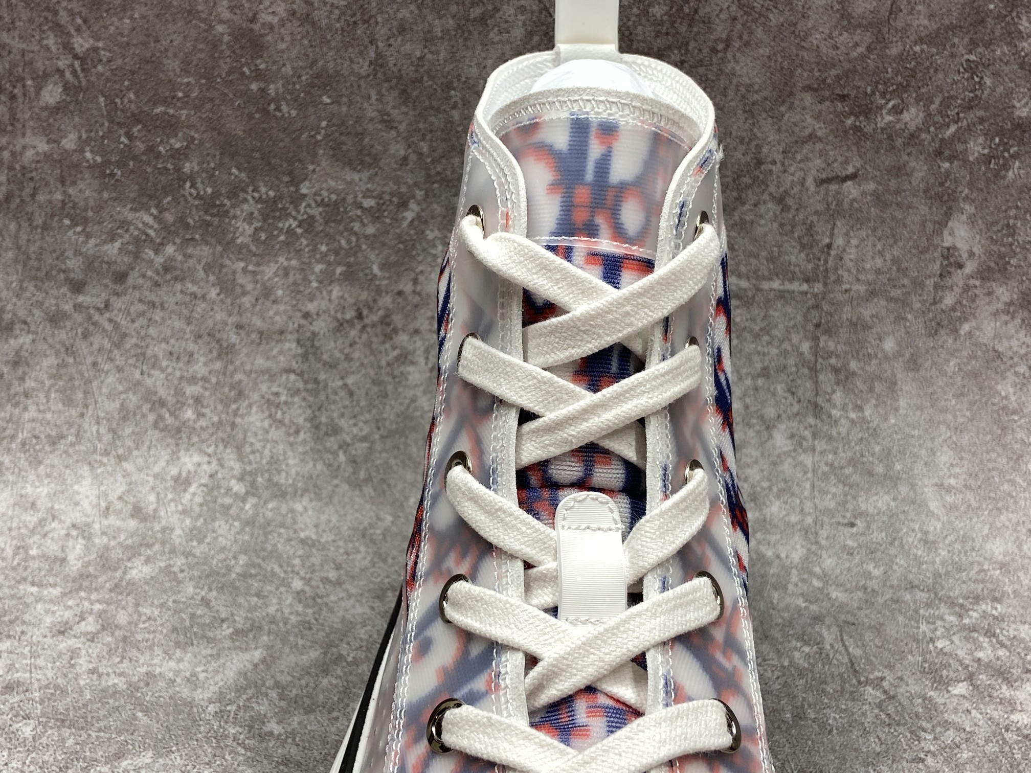 D*or b23 high top red blue oblique