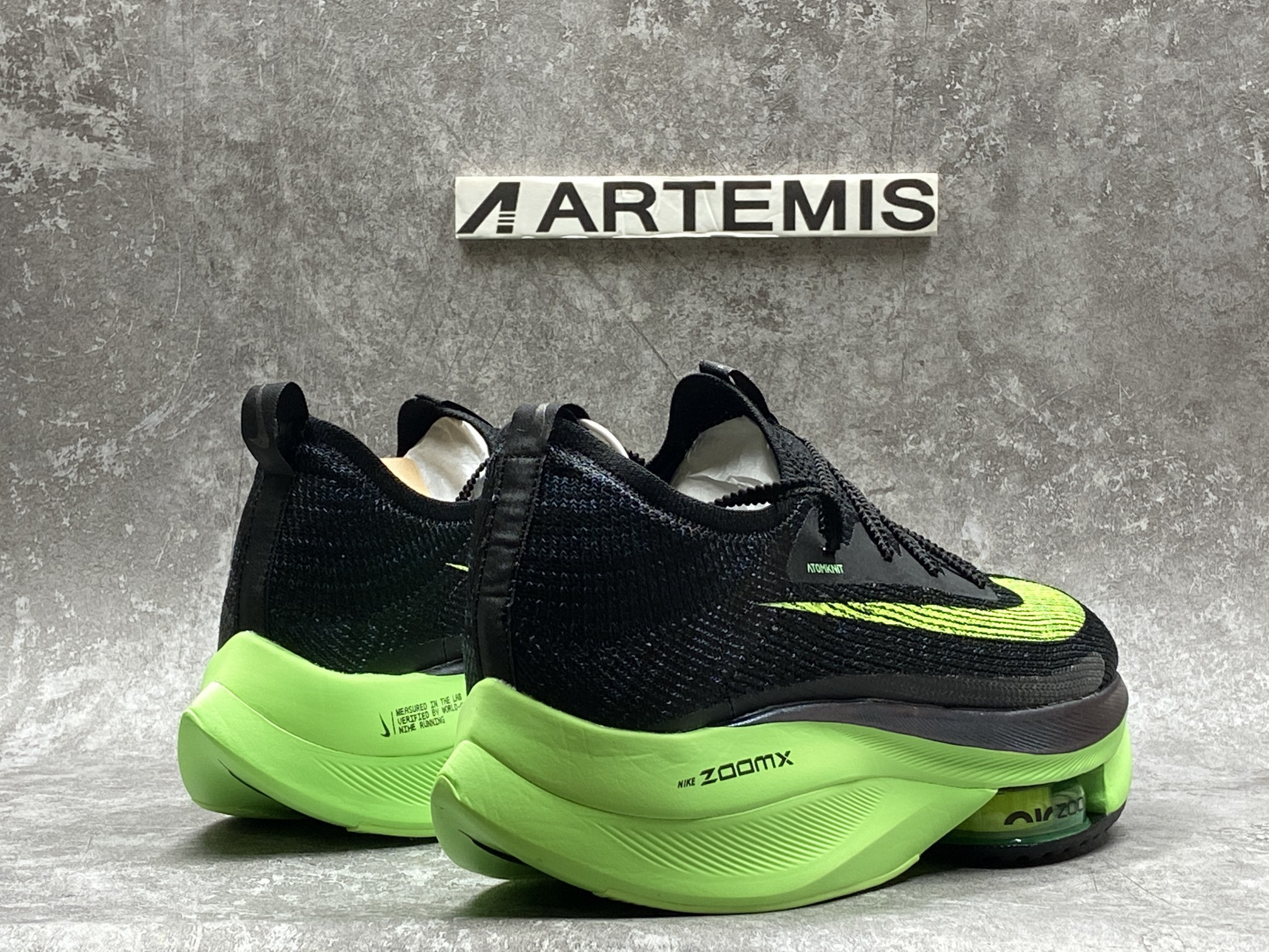 Nike Air Zoom Alphafly Next% Black Electric Green