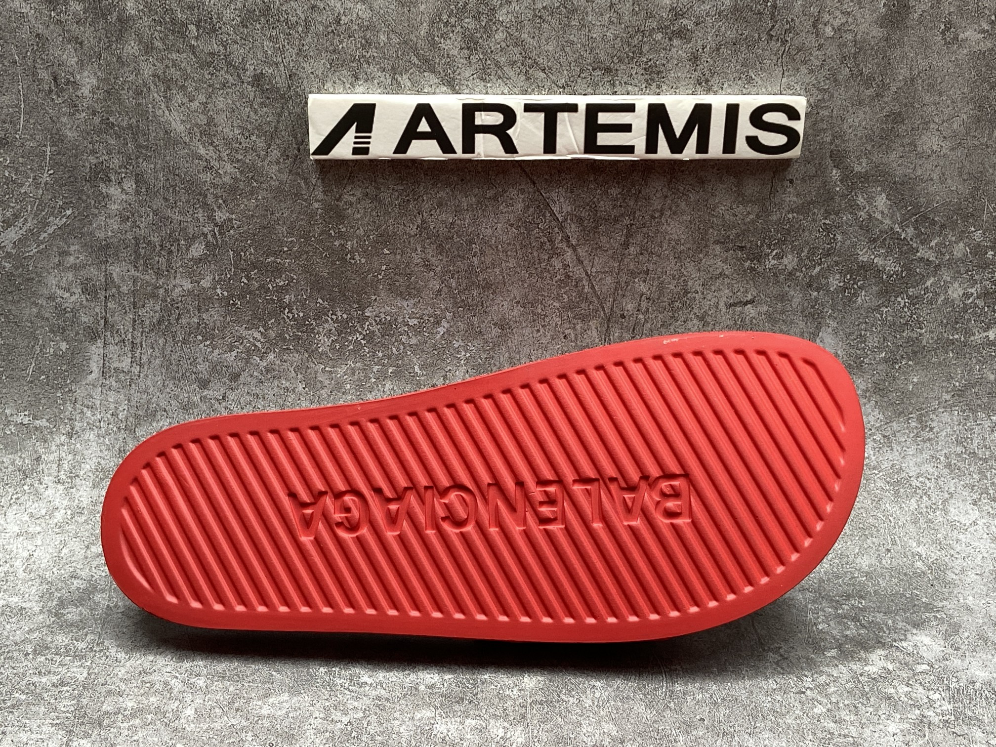 Balenciga Pool Slide Red