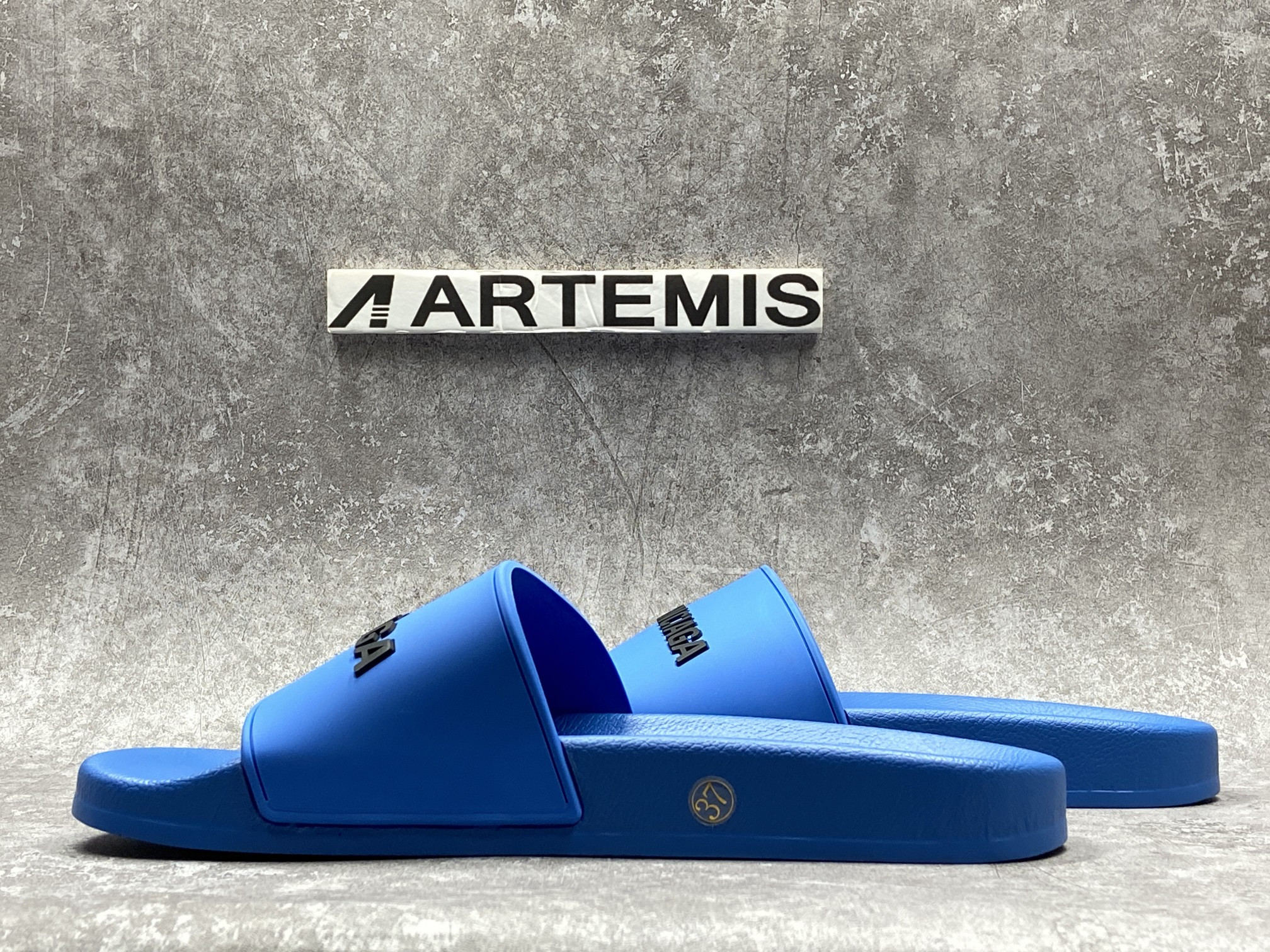 Balenciga Pool Slide Blue
