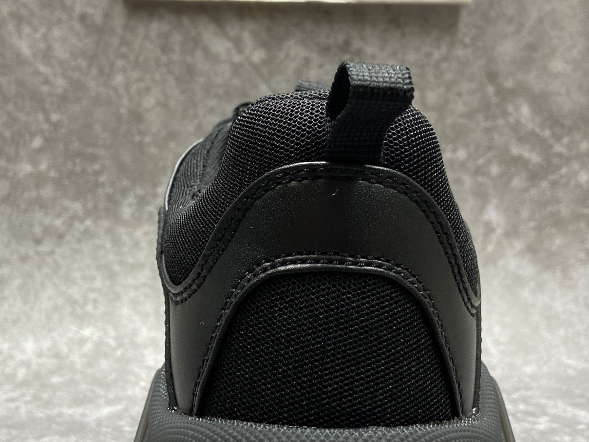 Balenciga Triple S Black Purple Clear Sole