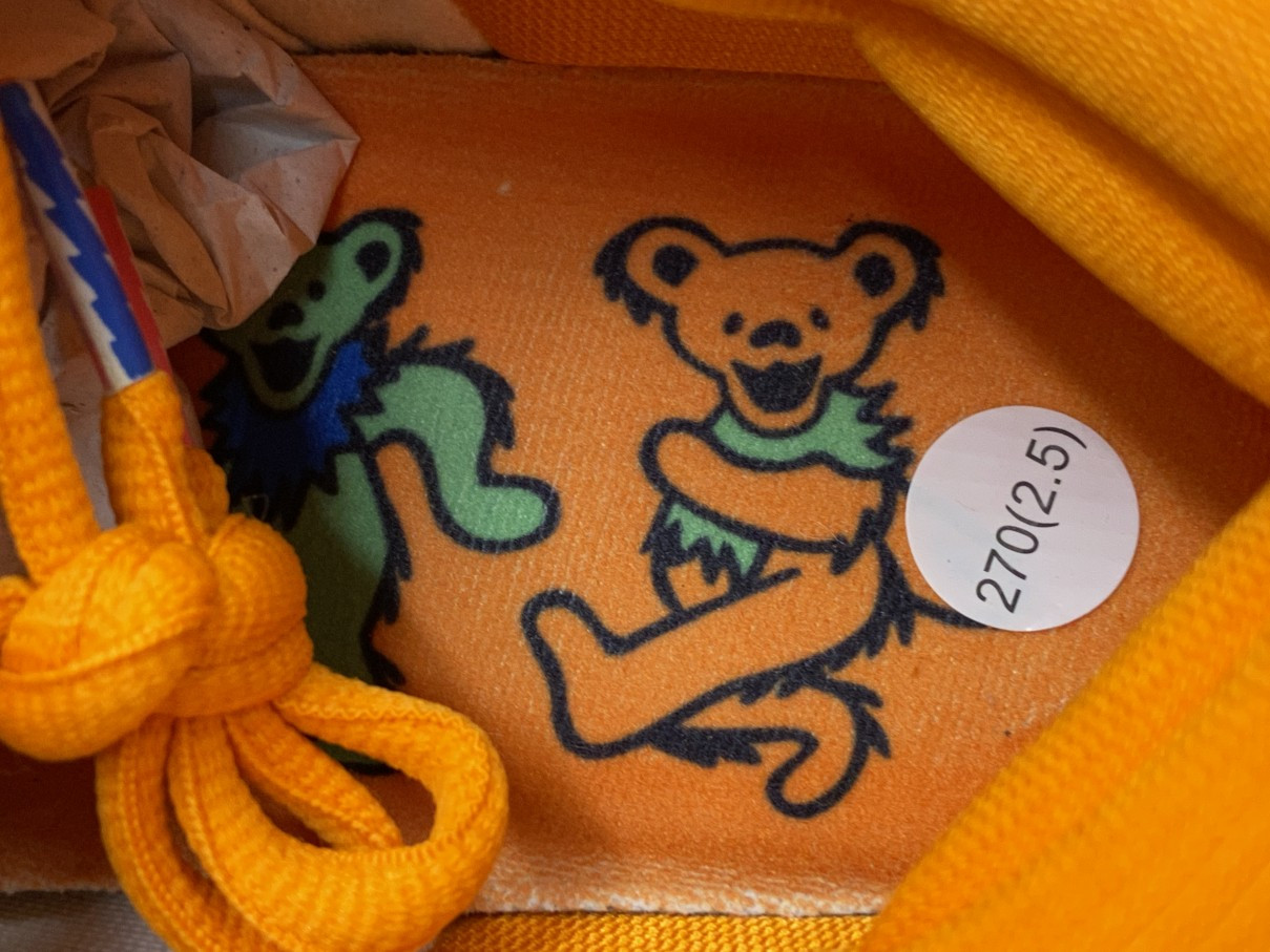 Grateful Dead x Dunk Low SB Orange Bear