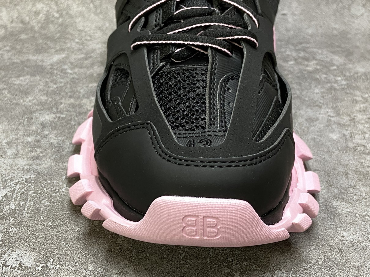 Balenciga Track Black Pink With Led Light