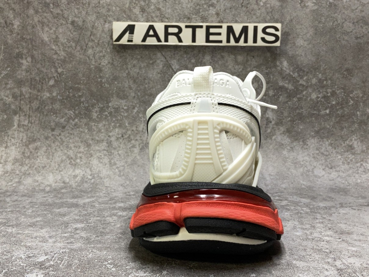 Balenciga Track Trainer White Red