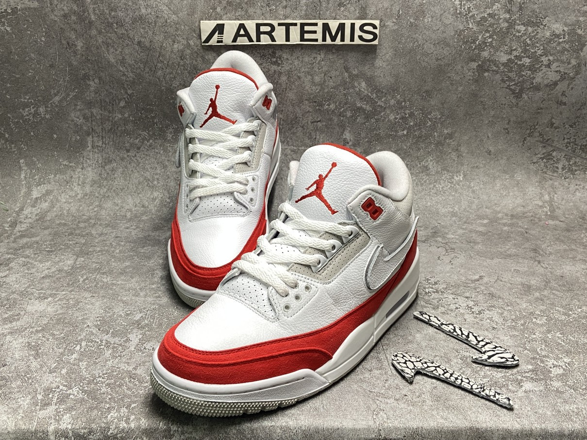 Air Jordan 3 Retro Tinker Air Max 1 White - University Red