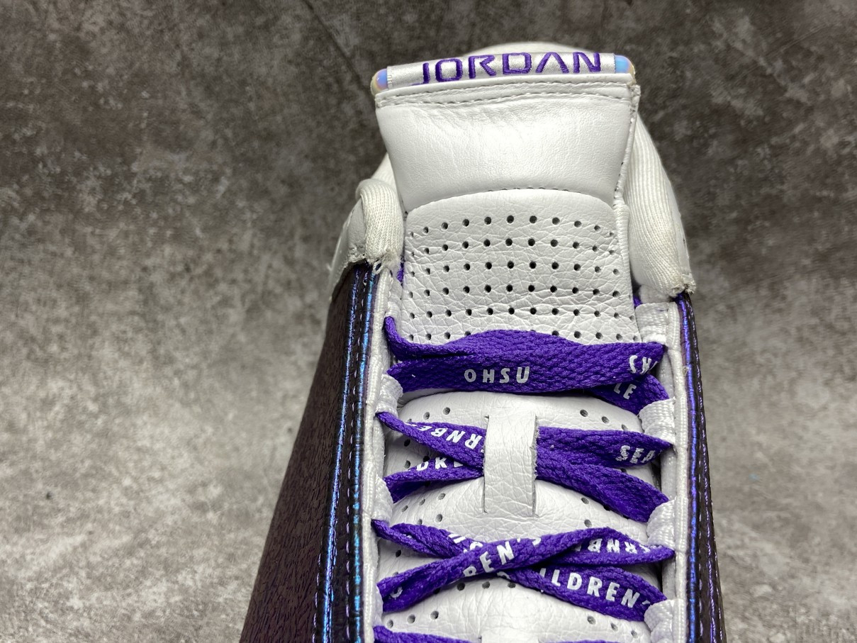 Air Jordan 14 White Purple