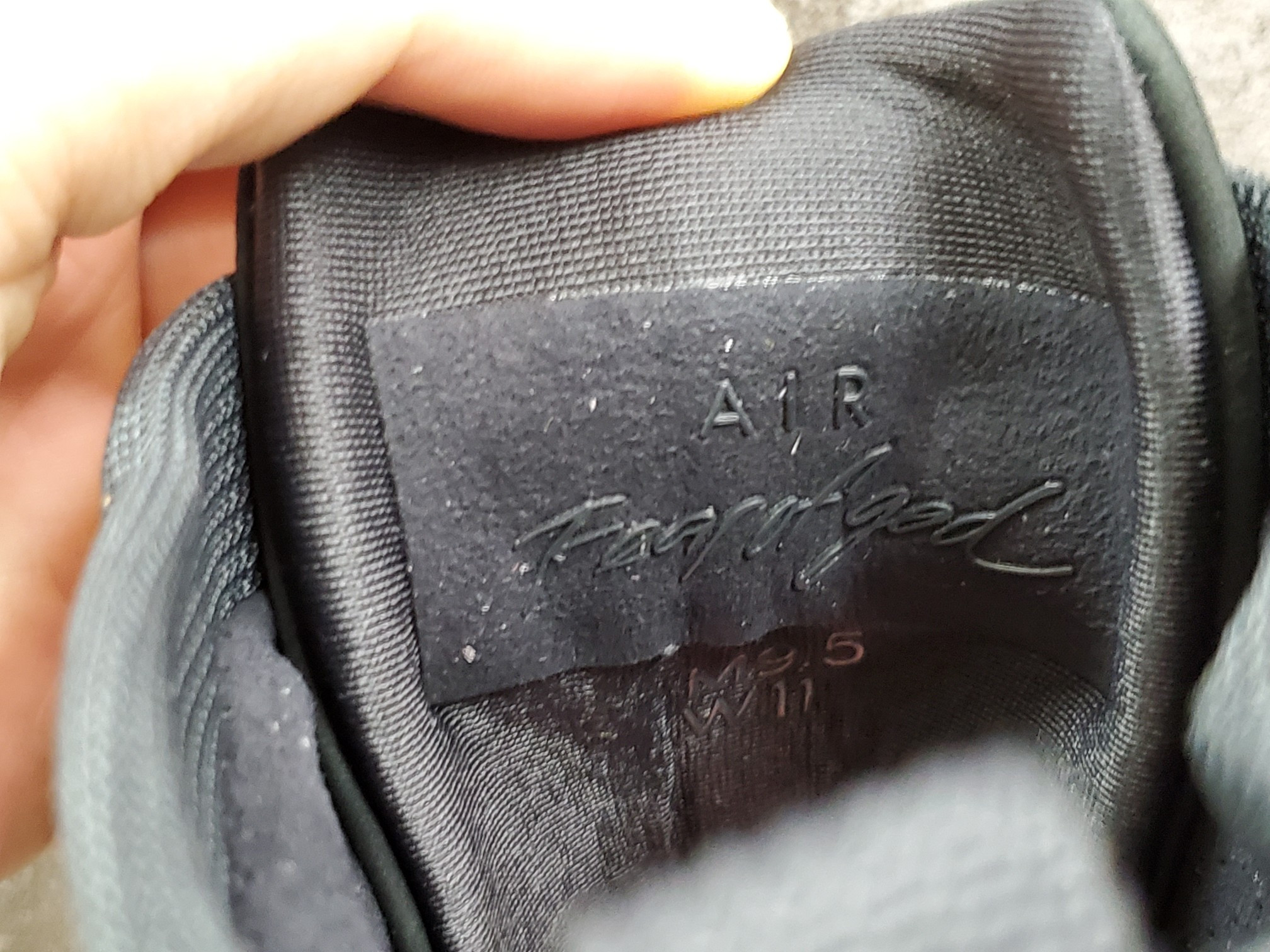 Nike Air Fear of God 1 Triple Black