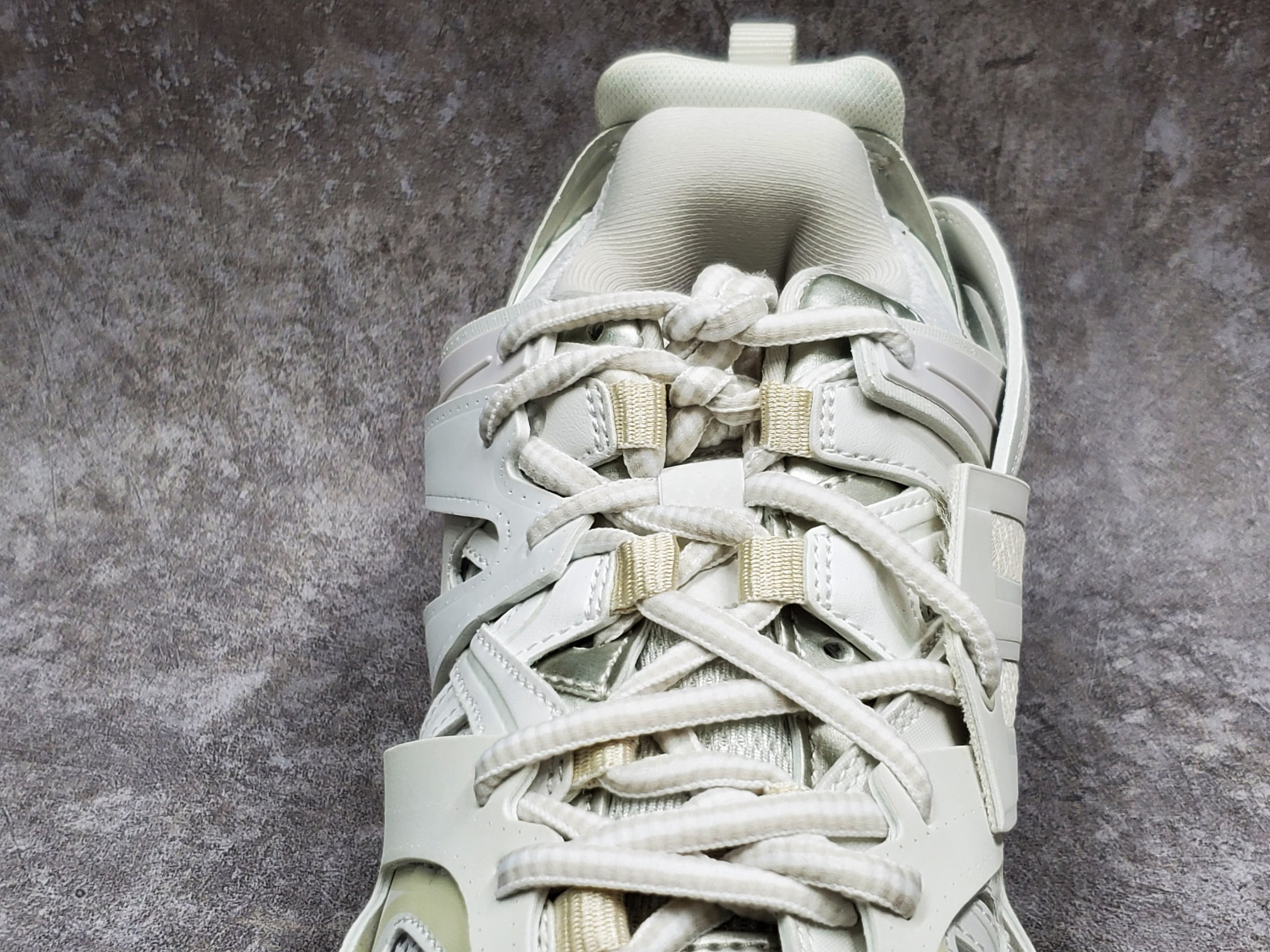 Balenciga LED Track Trainers White