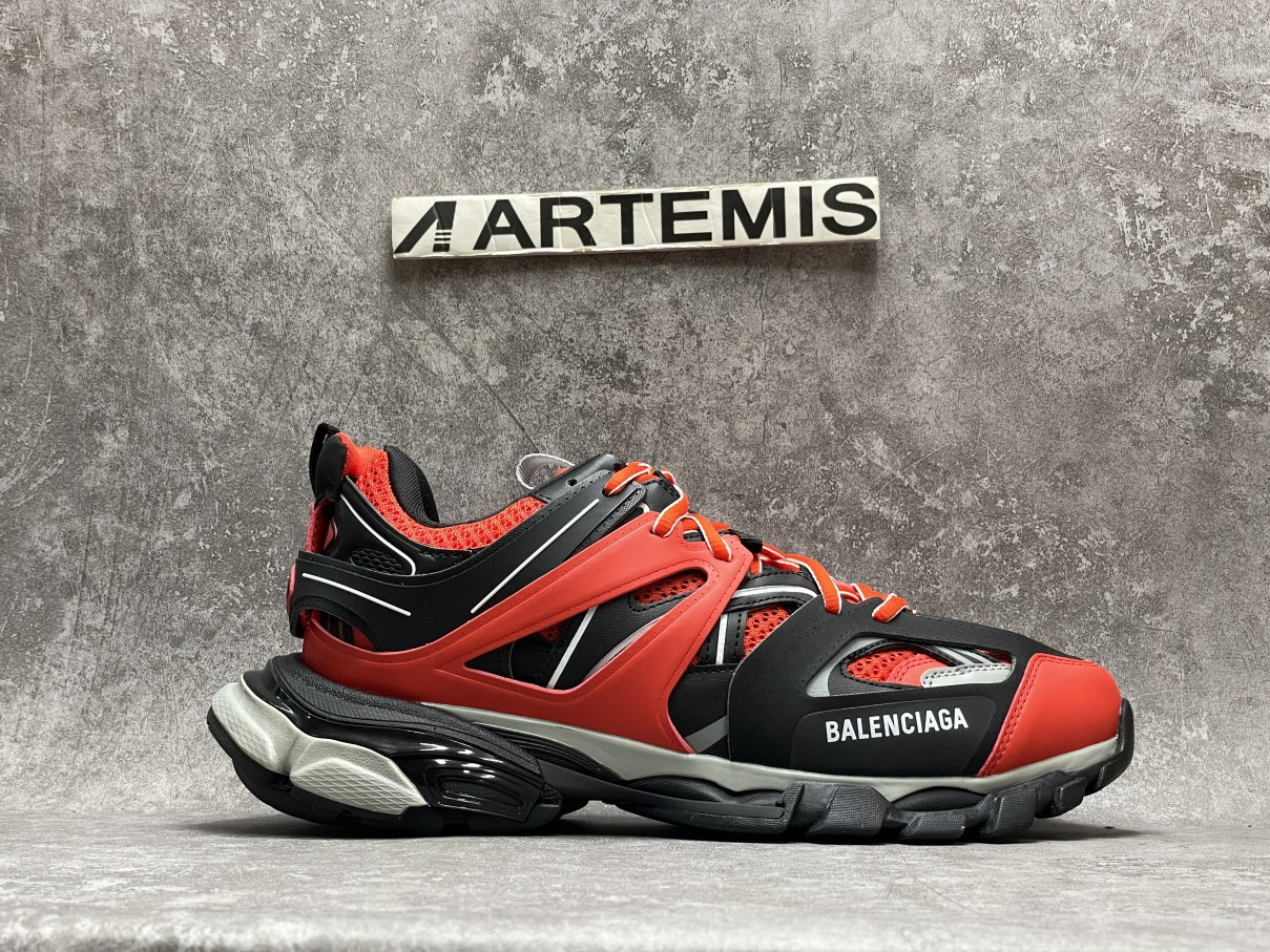 Balenciga Track Sneaker Orange Black