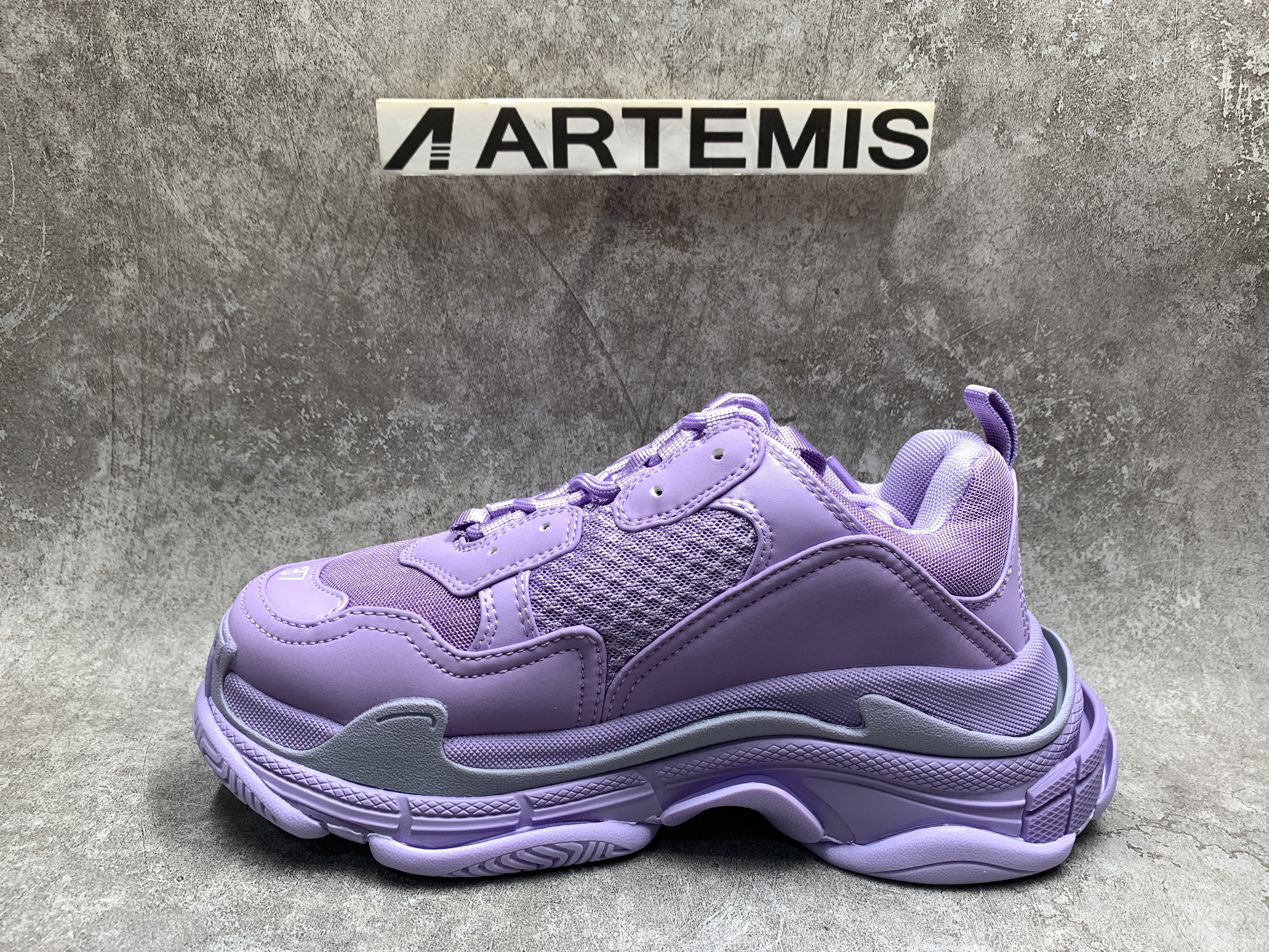 Balenciga Triple S Sneaker Purple