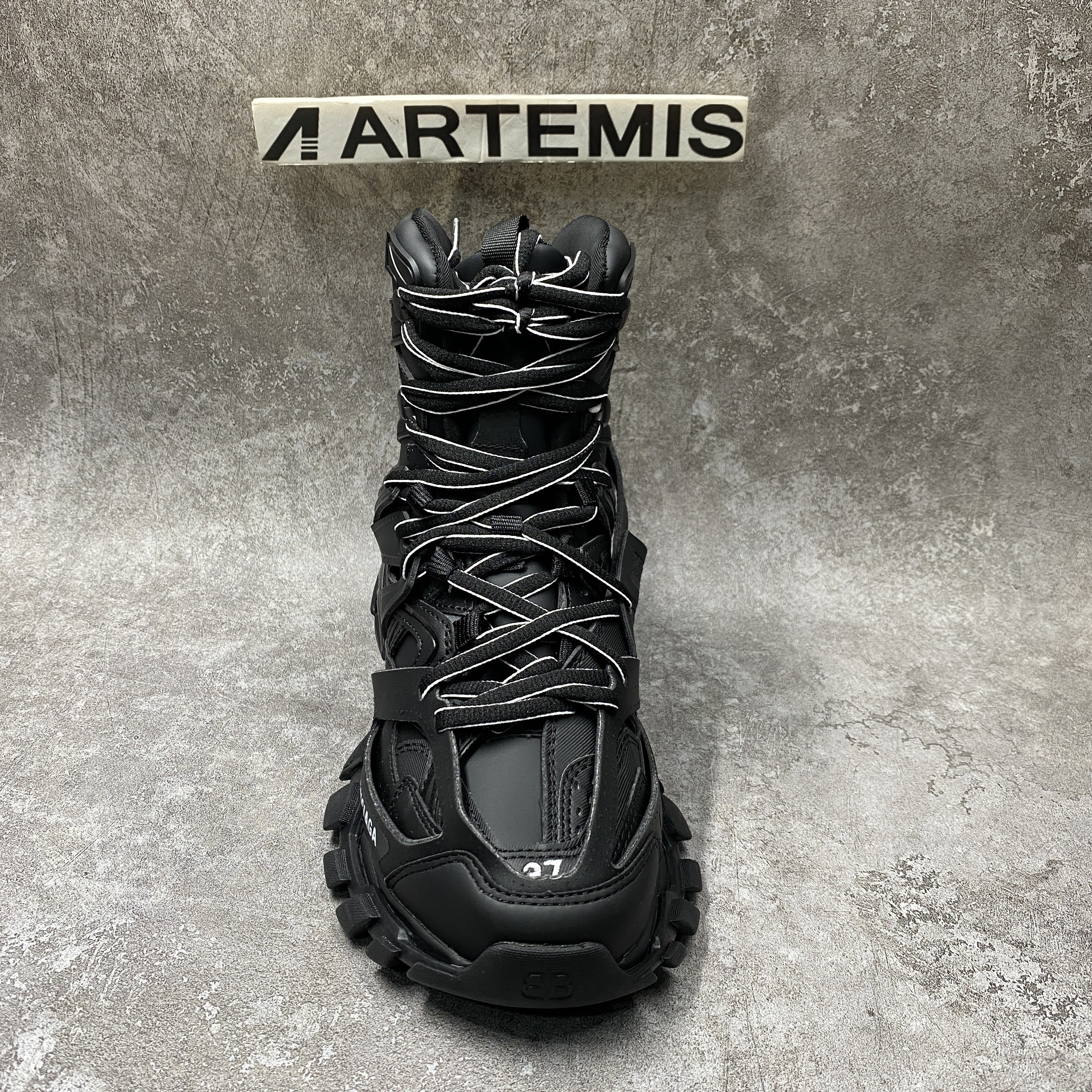 Balenciga Track Hike Black With Leather
