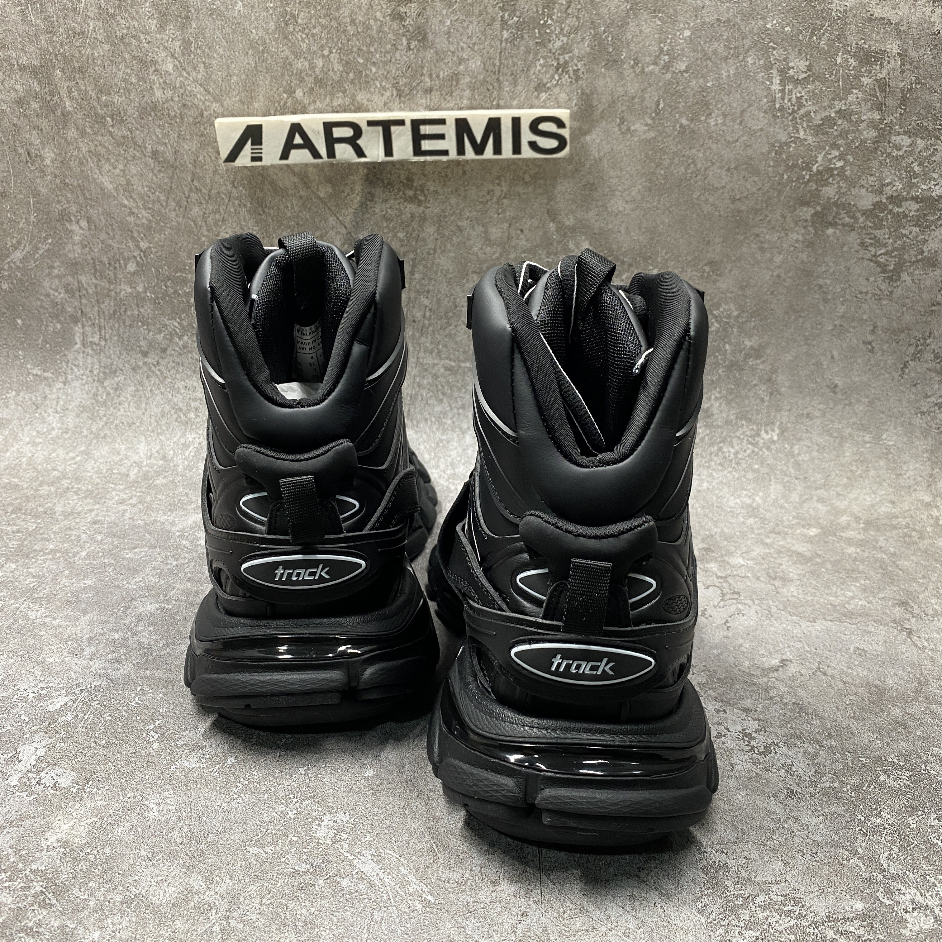 Balenciga Track Hike Black With Leather