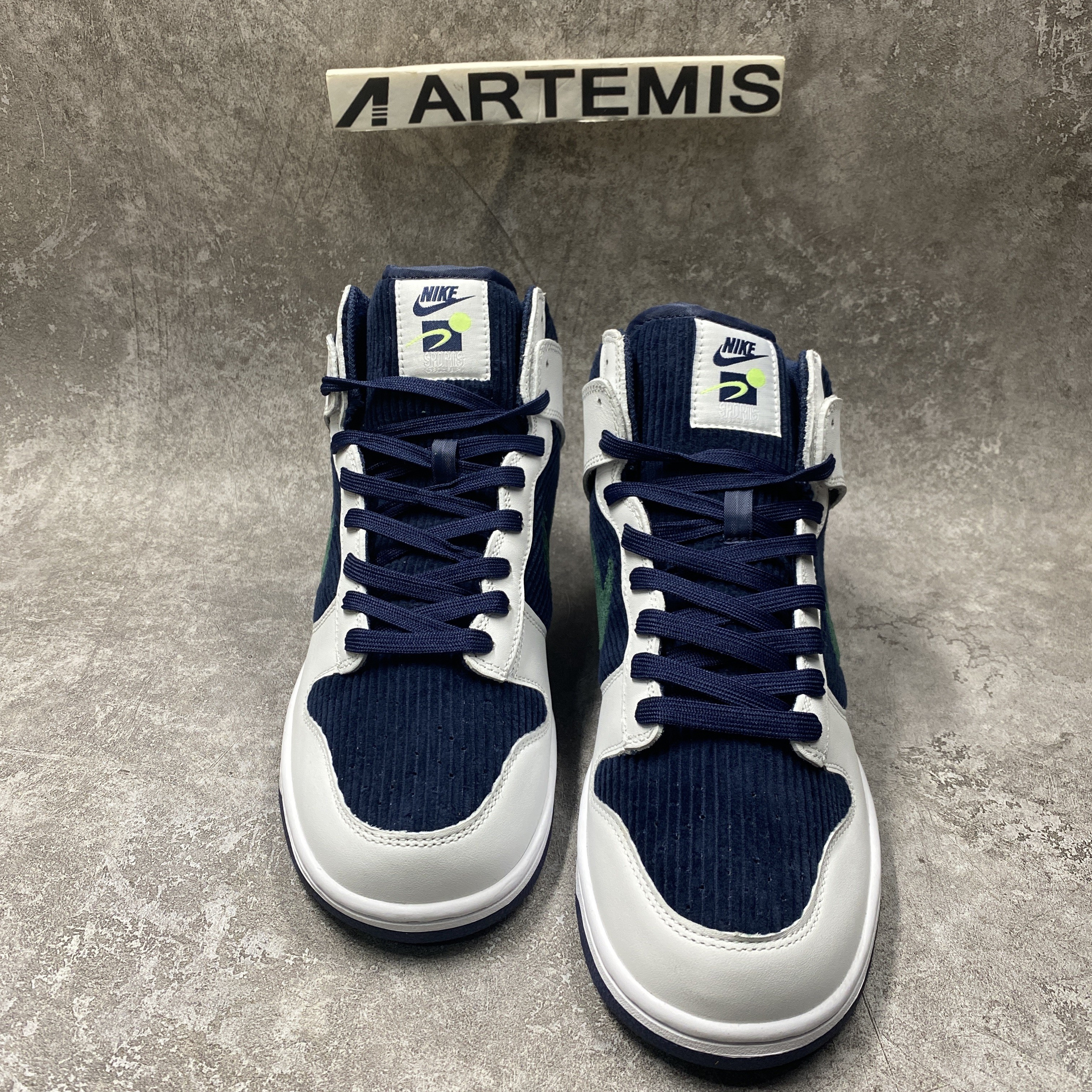 Nike Dunk High Sports Specialties White Navy