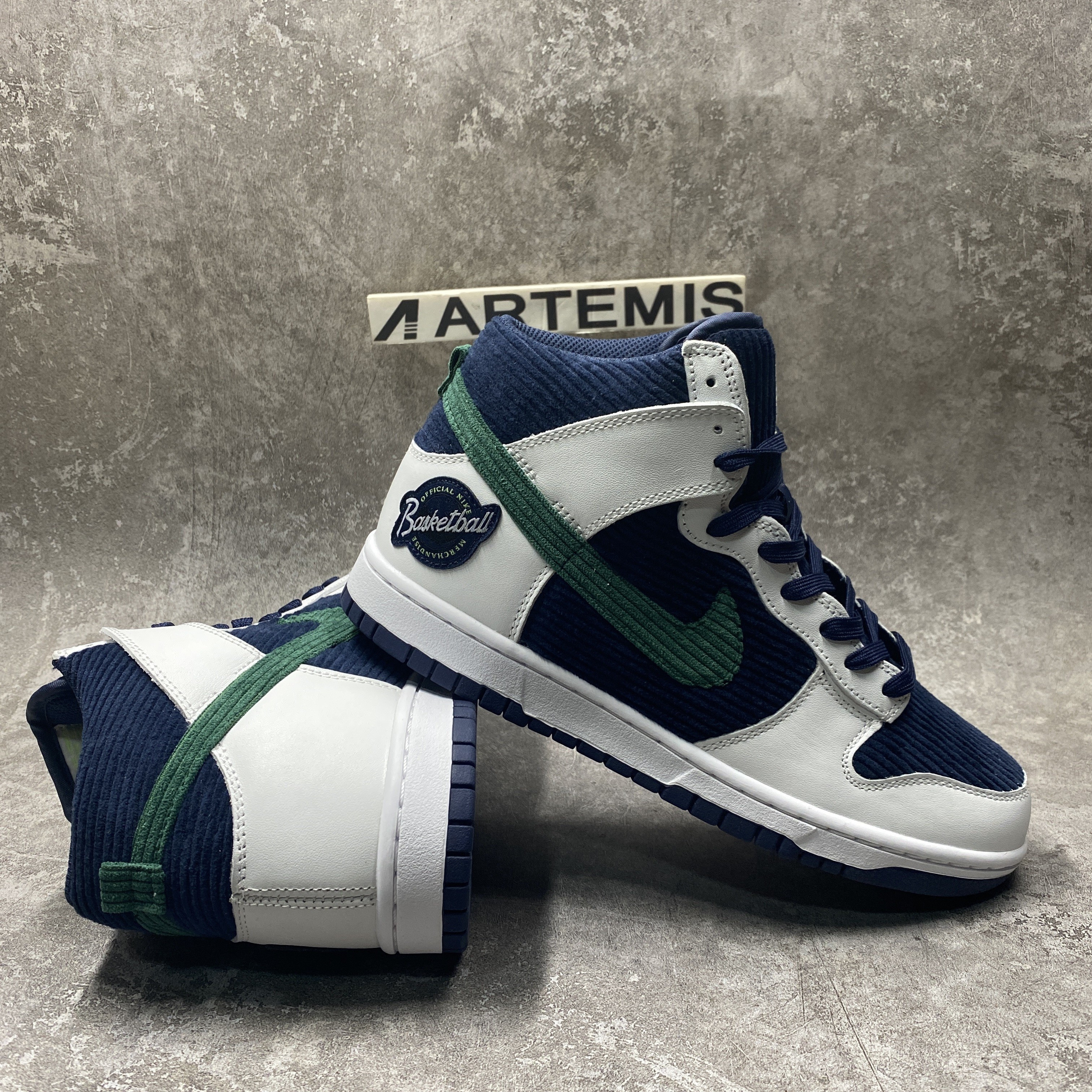 Nike Dunk High Sports Specialties White Navy