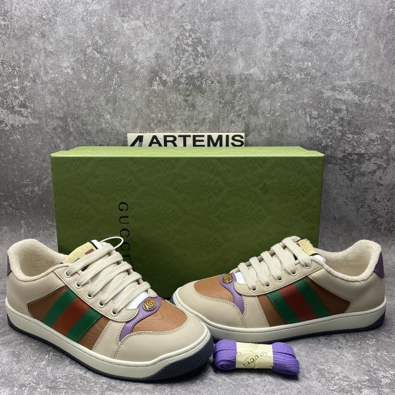GC Screener Sneaker in Green Brown