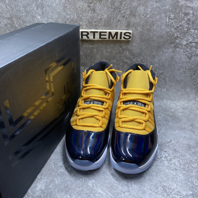 Air Jordan 11 Retro Black Yellow