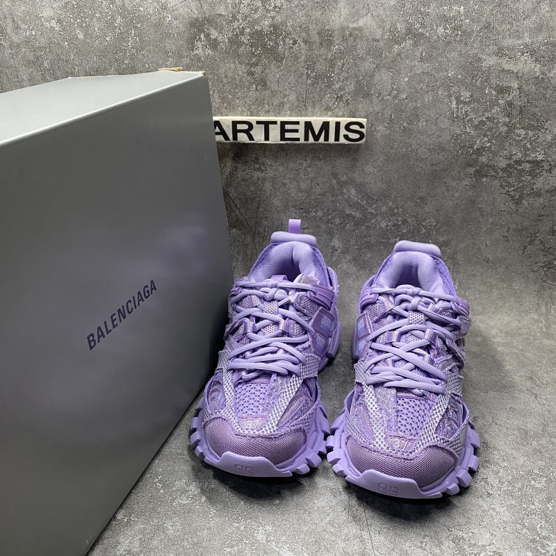 Balenciga Track Sneaker in Light Purple