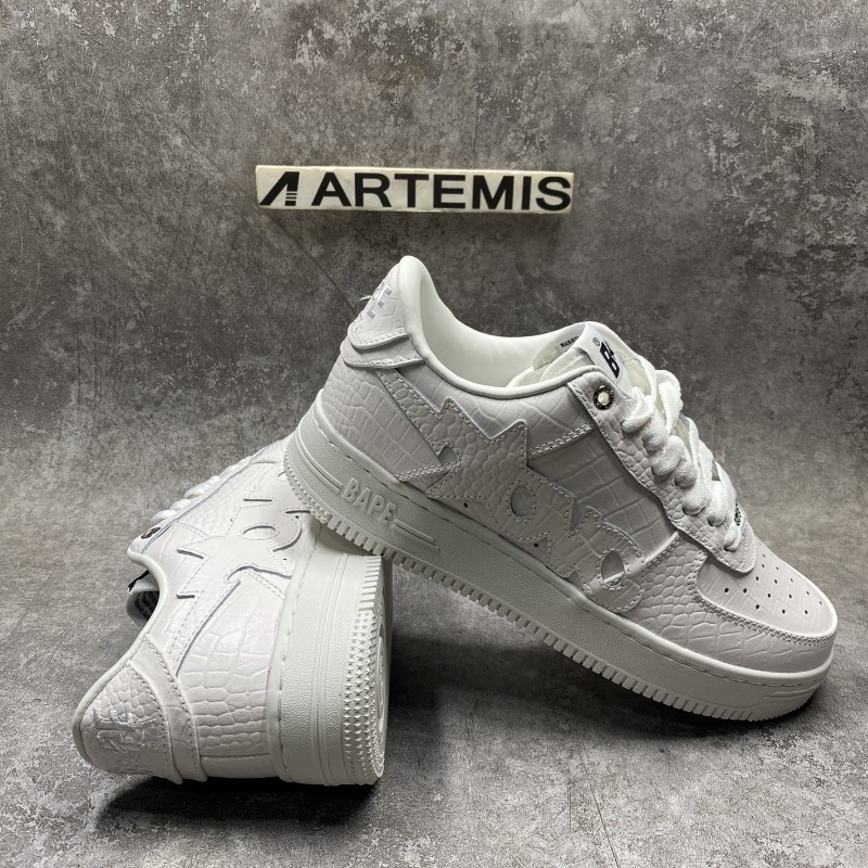 A Bathing Ape Bape Sta White