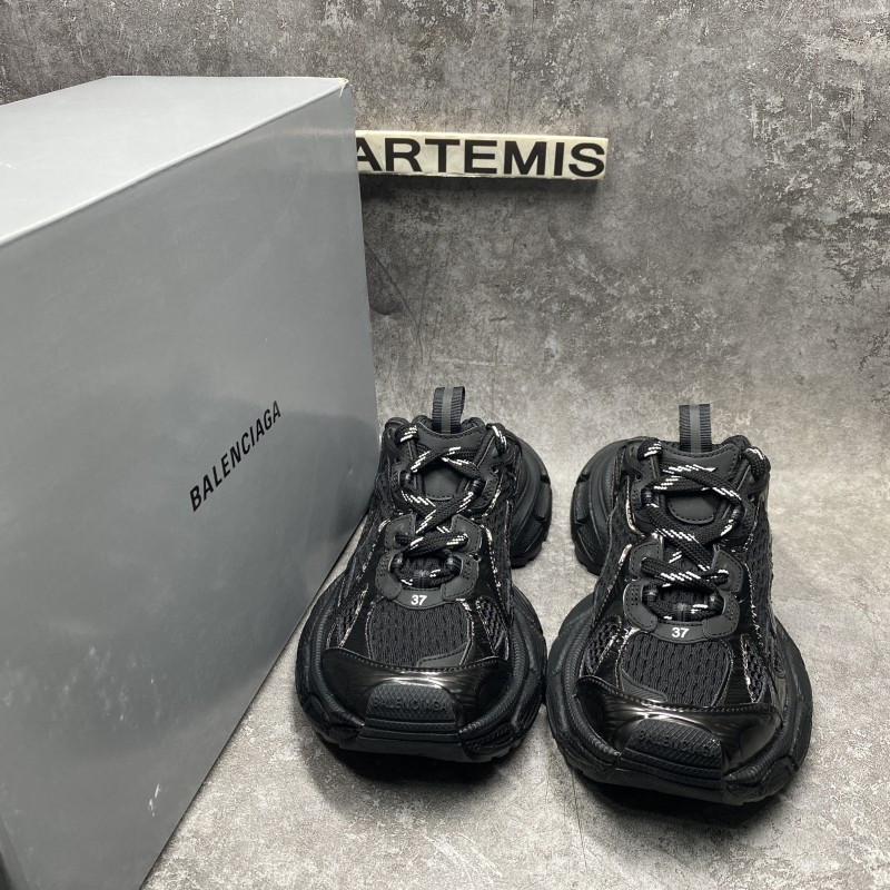 Balenciga 3XL Mule Sneakers in Black