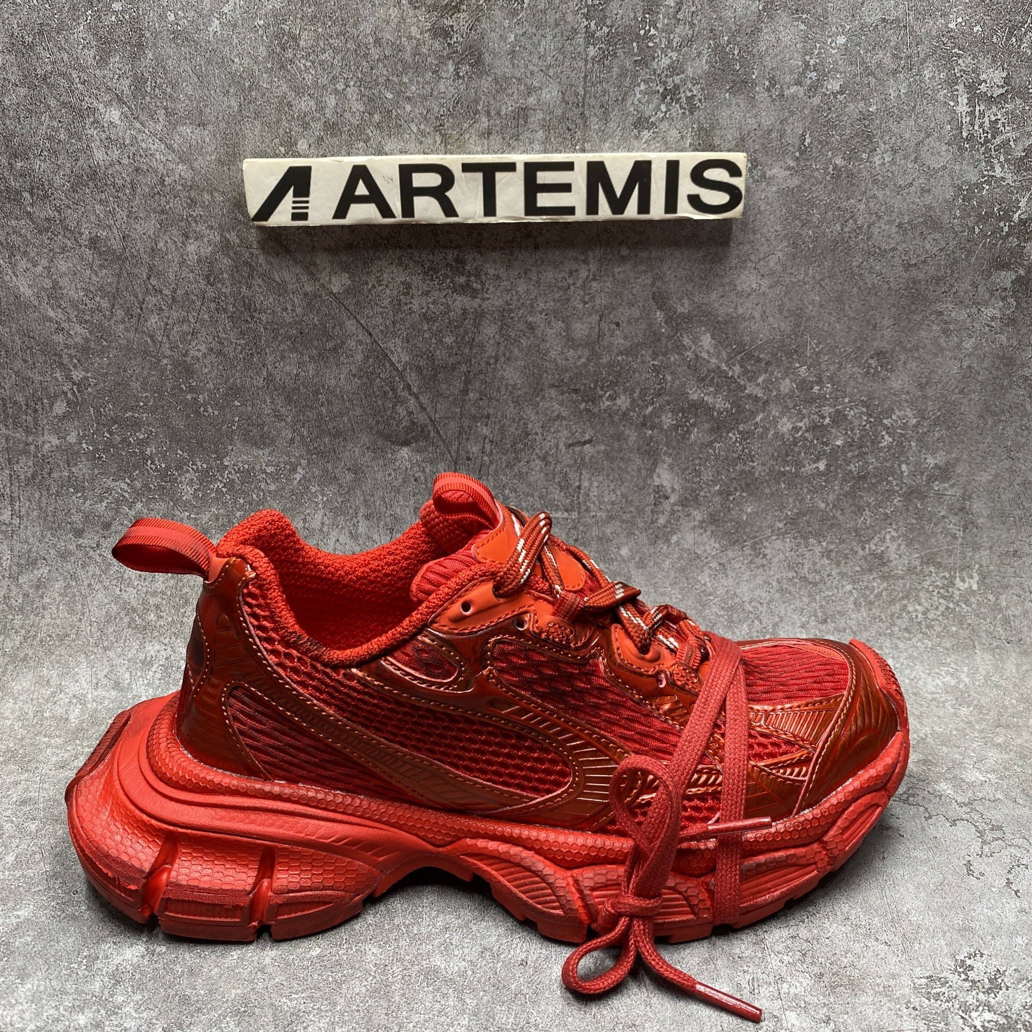 Balenciga 3XL Sneaker in Red