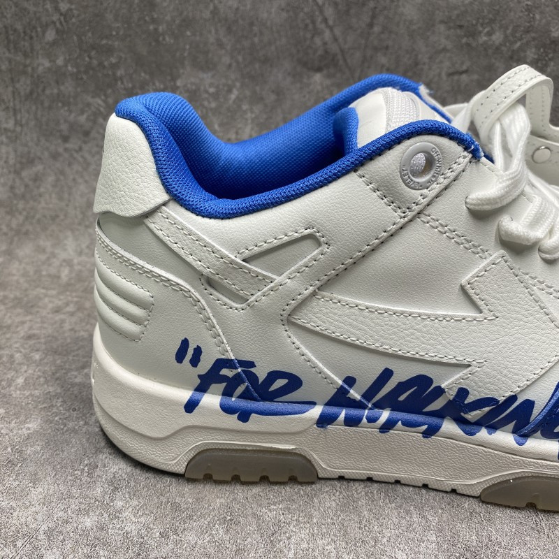 Off White Out of Office Low For Walking White Blue