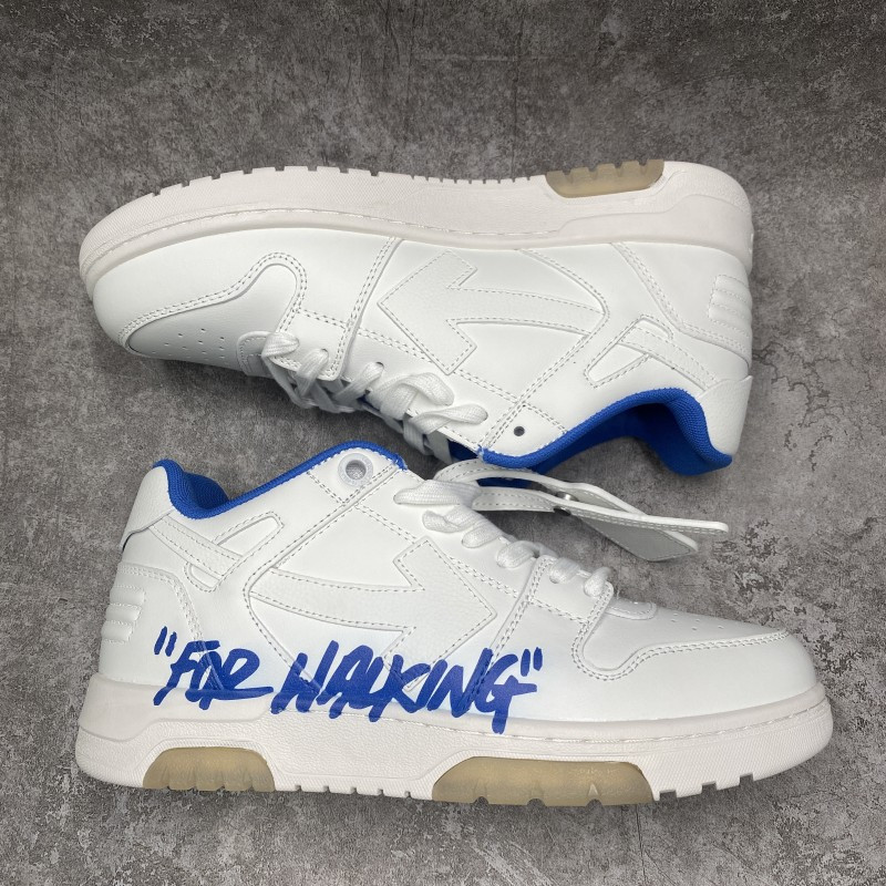 Off White Out of Office Low For Walking White Blue