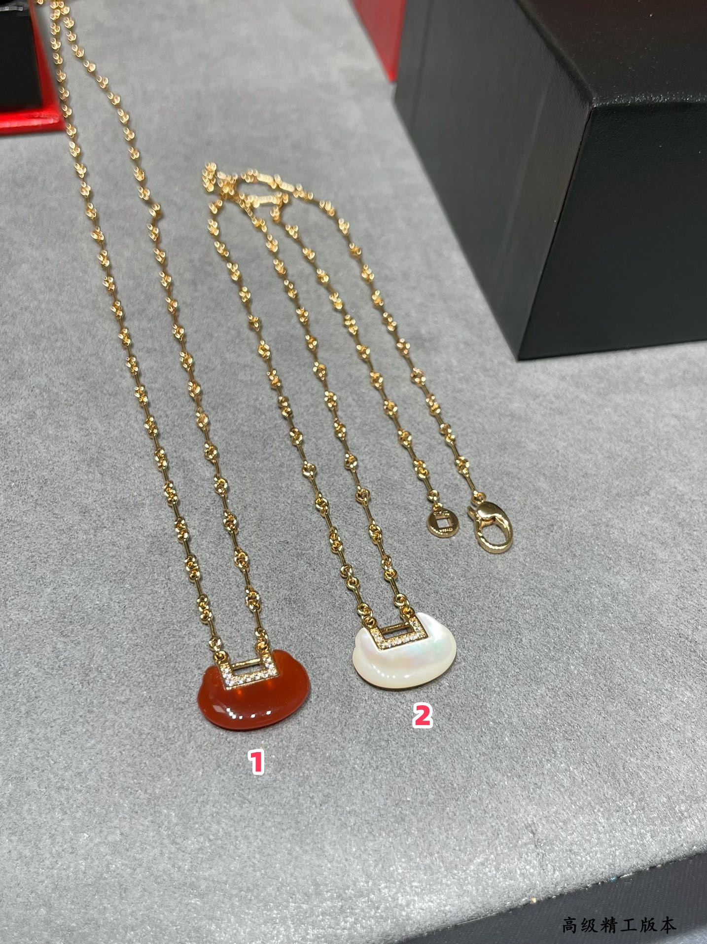 Qee1in yuyi ruyi mother-of-pearl necklace