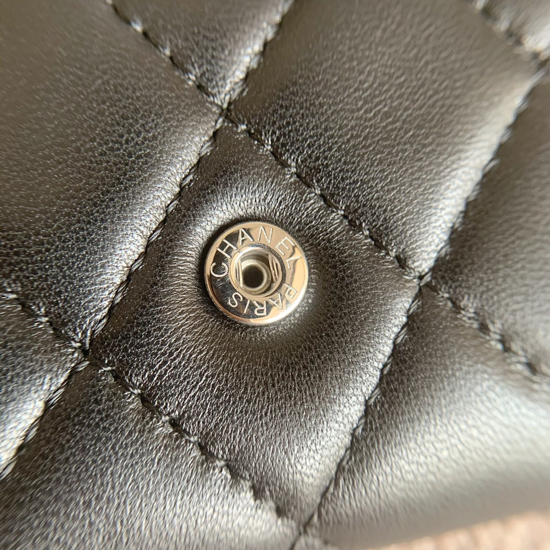Ch*el cf classic flap coin purse card holder