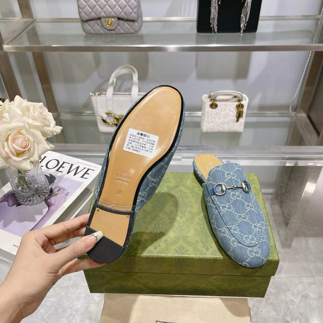 ua G*u*i princetown slipper