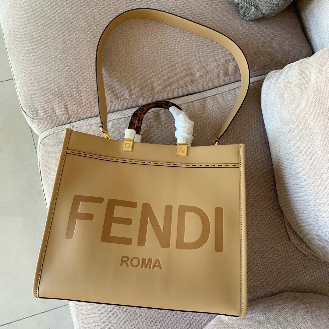 F**di sunshine medium tote shopping bag
