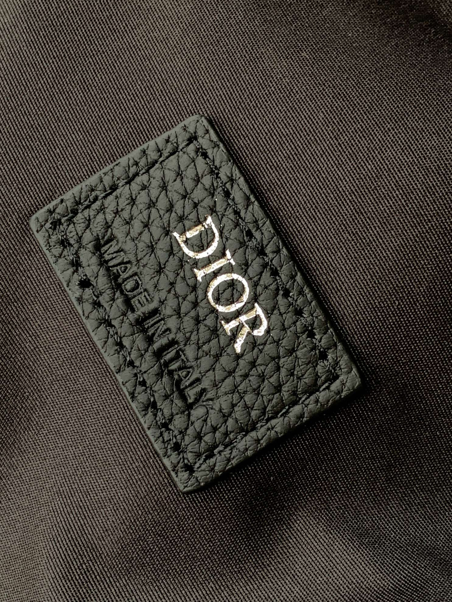 D*or saddle bag beige and black D*or oblique jacquard 26 x 19 x 4.5 cm