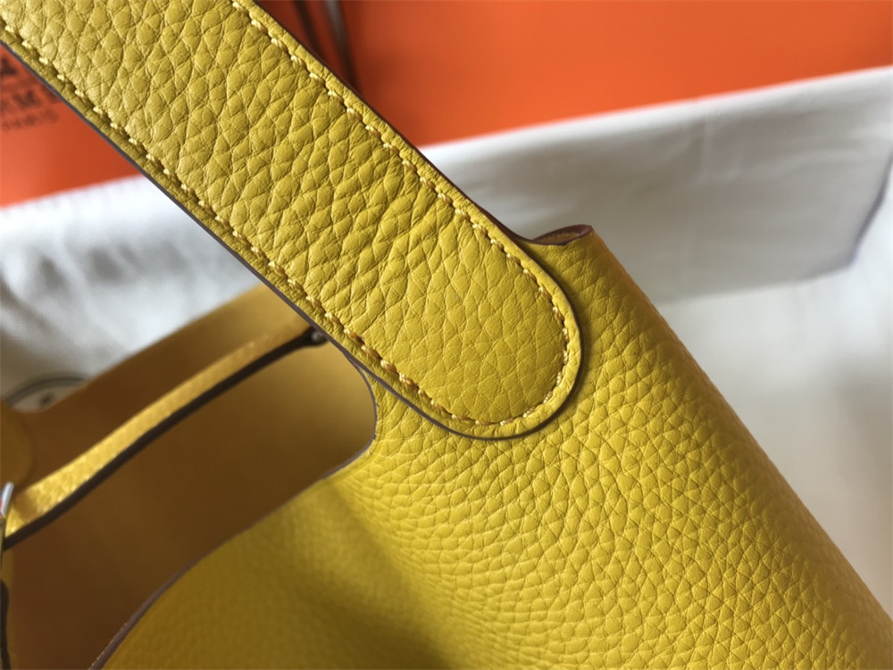 H**mes picotin 18cm amber yellow without original box