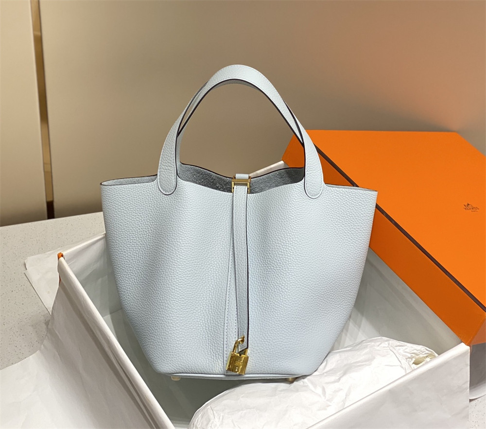 H**mes picotin 18cm holy grail blue without original box