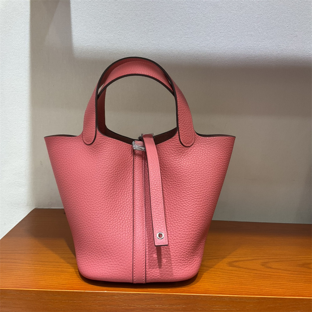 H**mes picotin 18cm pink without original box