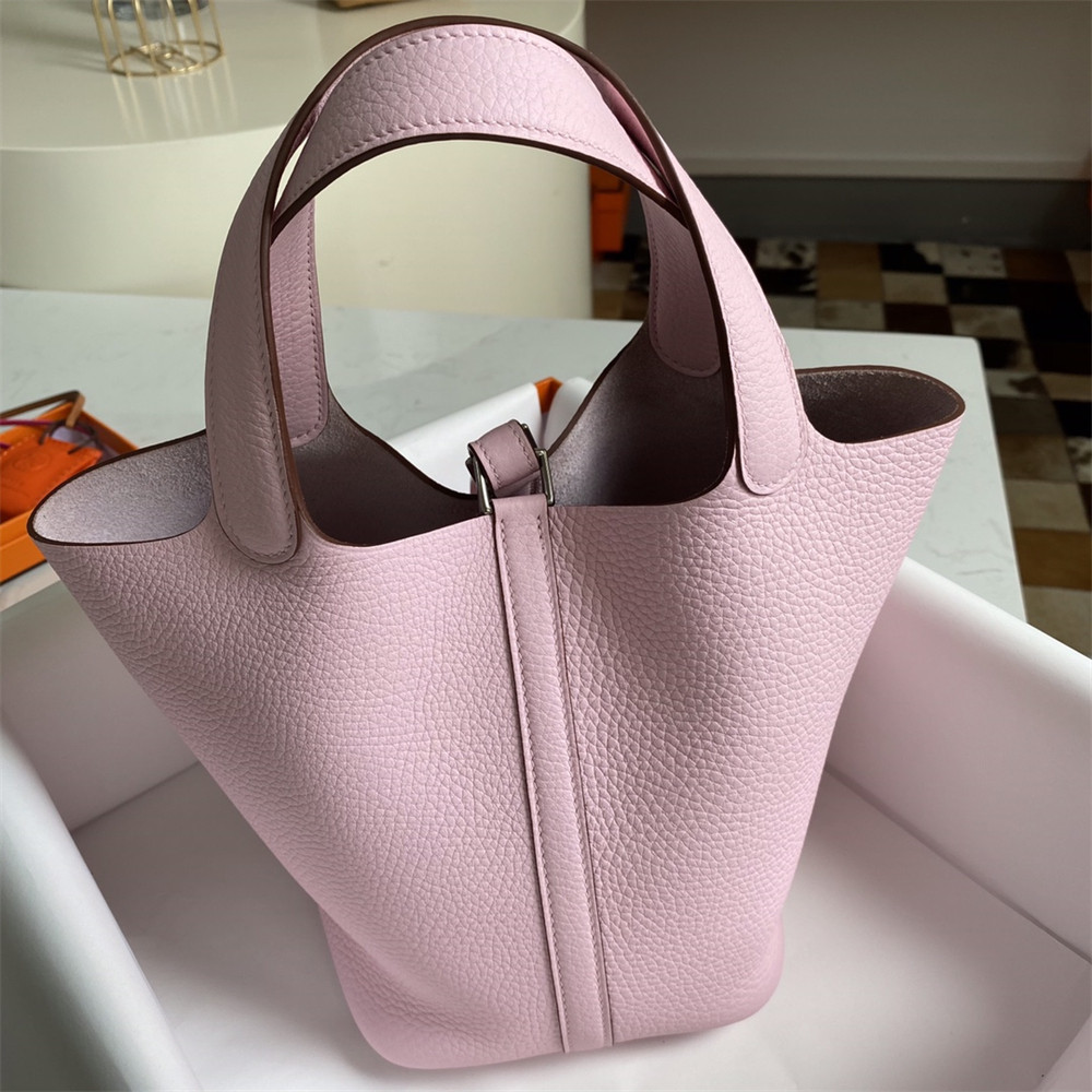 H**mes picotin 18cm light pink without original box