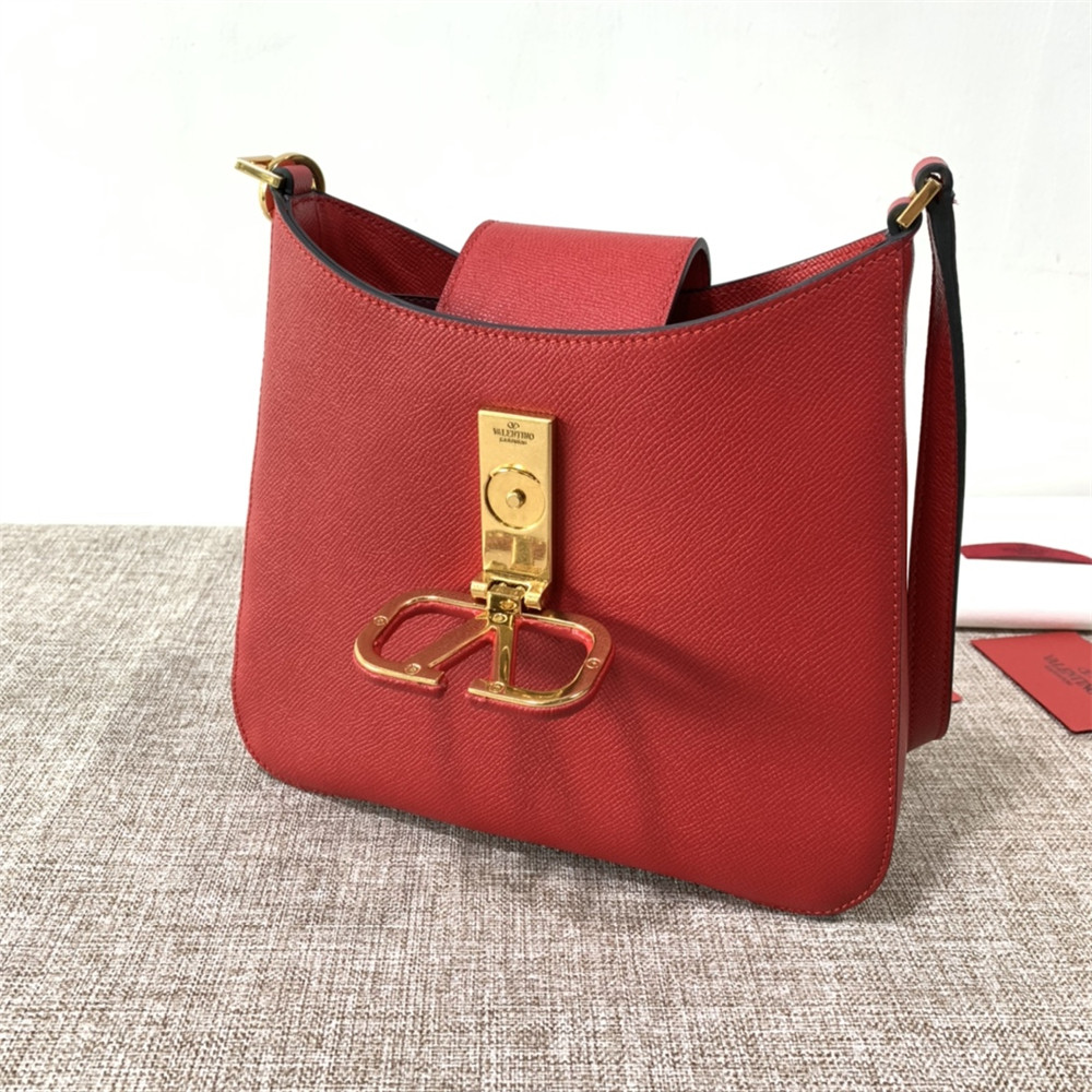 Va1e*ntin0 garavani vsling hobo small bag red