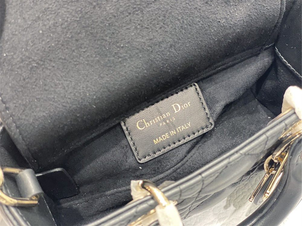 D*or mini lady d-joy bag black 16 x 9 x 5 cm