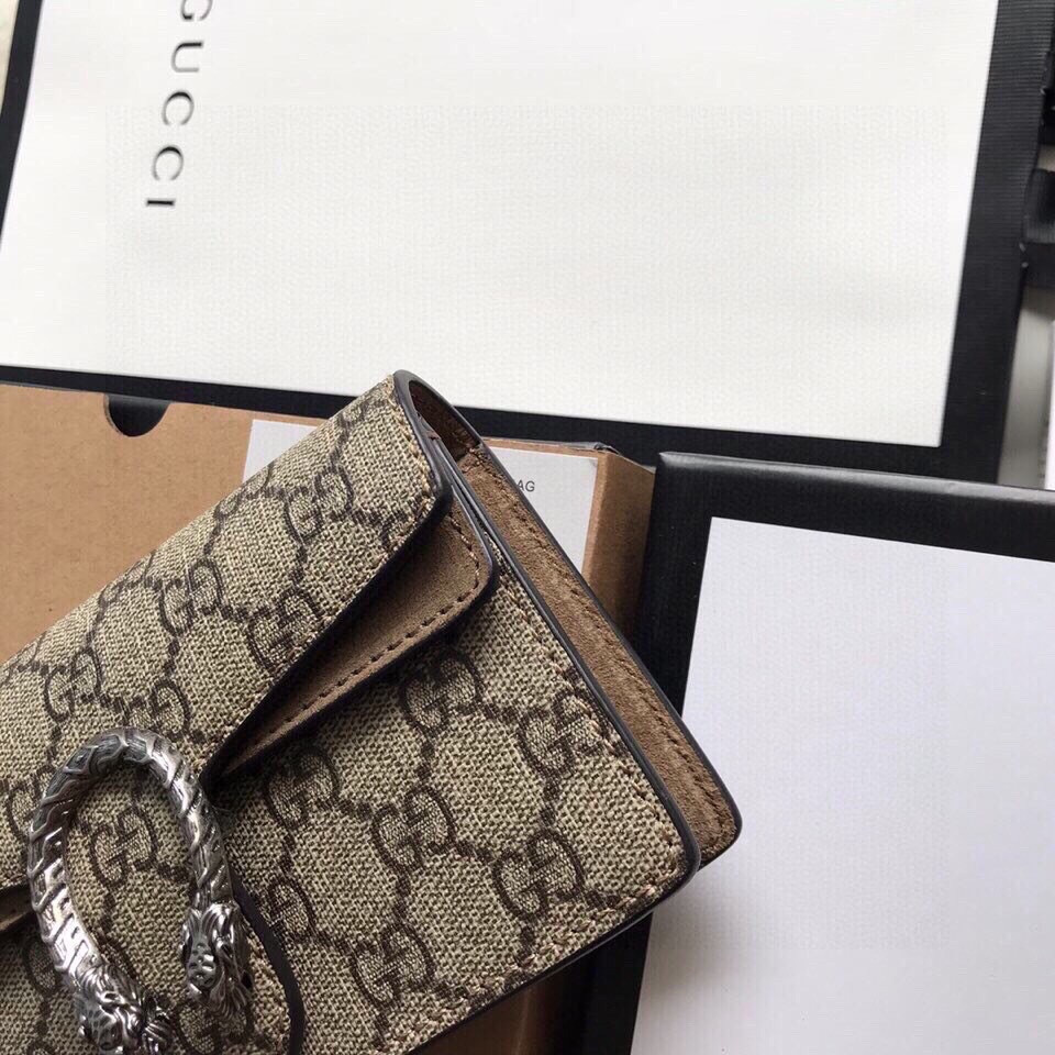 g*u*i dionysus gg S*p*e S*per mini bag 6.5"wx3.9"hx1.6"d