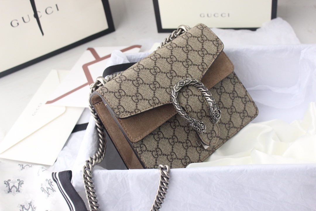 g*u*i dionysus gg S*p*e mini bag 8"wx5"hx2.3"d