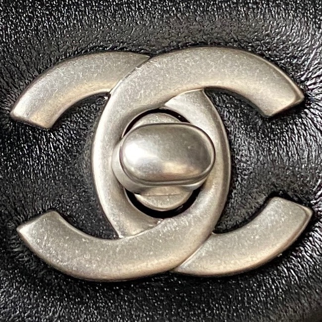 Ch*el mini flap bag 4.7 × 7.8 × 2.3 in