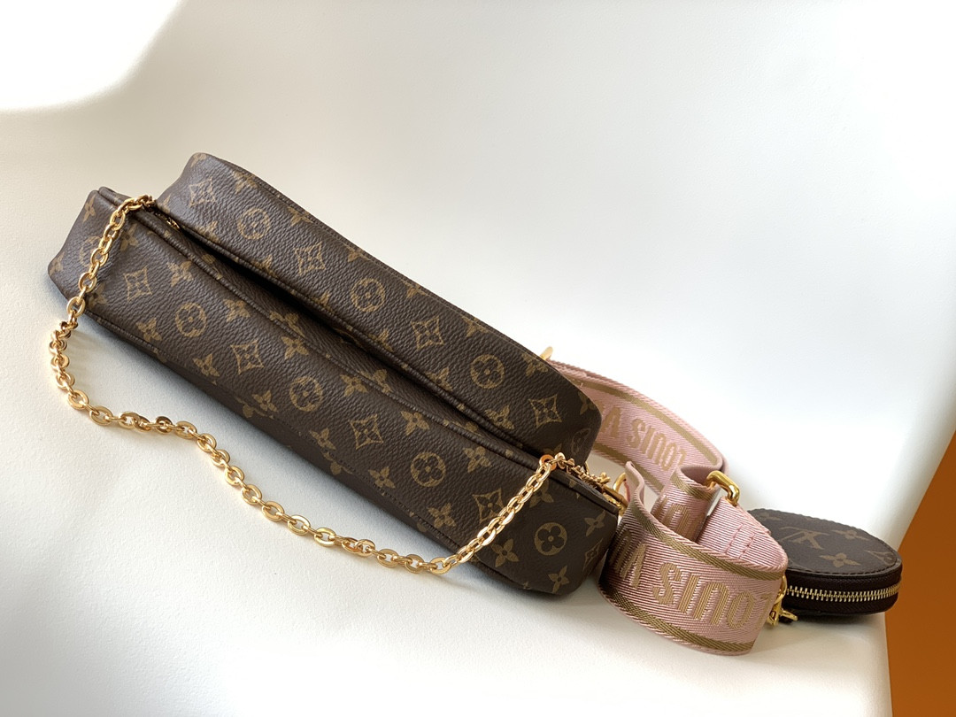 l0*is V*t0n m44840 multi pochette accessoires 9.4 x 5.3 x 1.6 inches