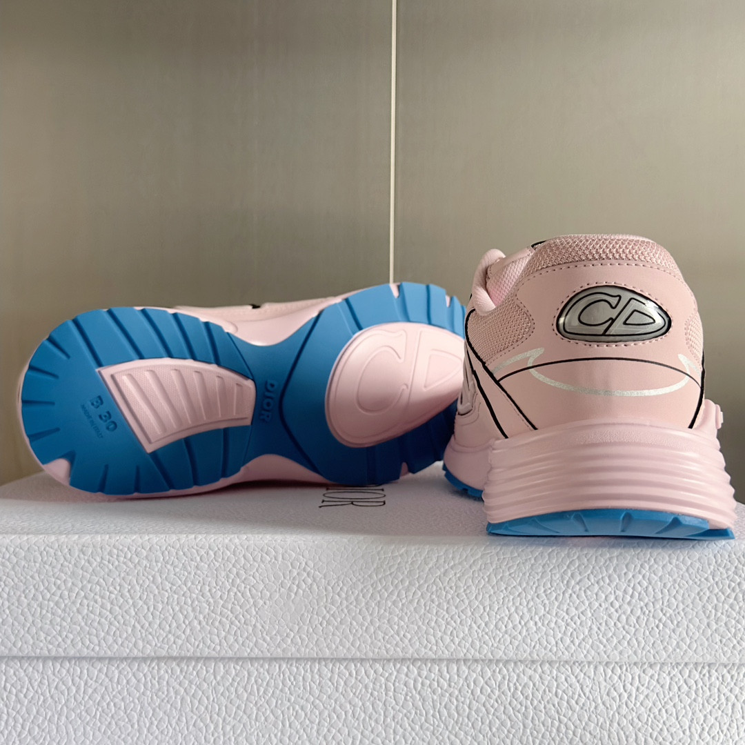 ua D*or b30 sneaker pale pink mesh and technical fabric