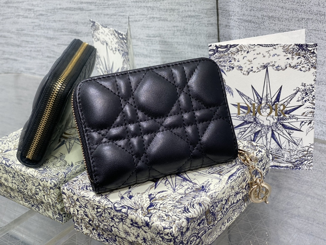 lady D*or voyageur small coin purse card holder