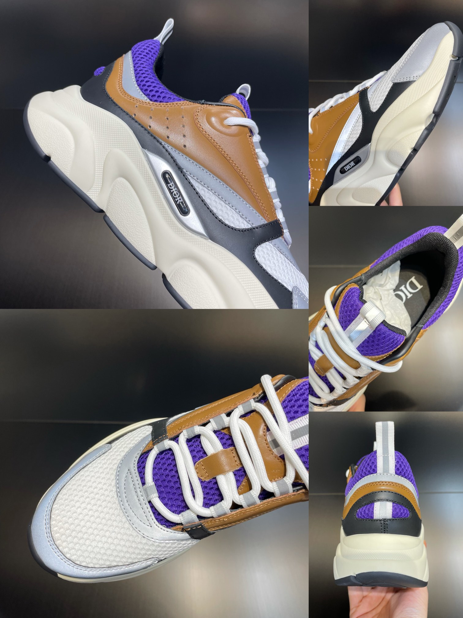 ua D*or b22 purple sneaker