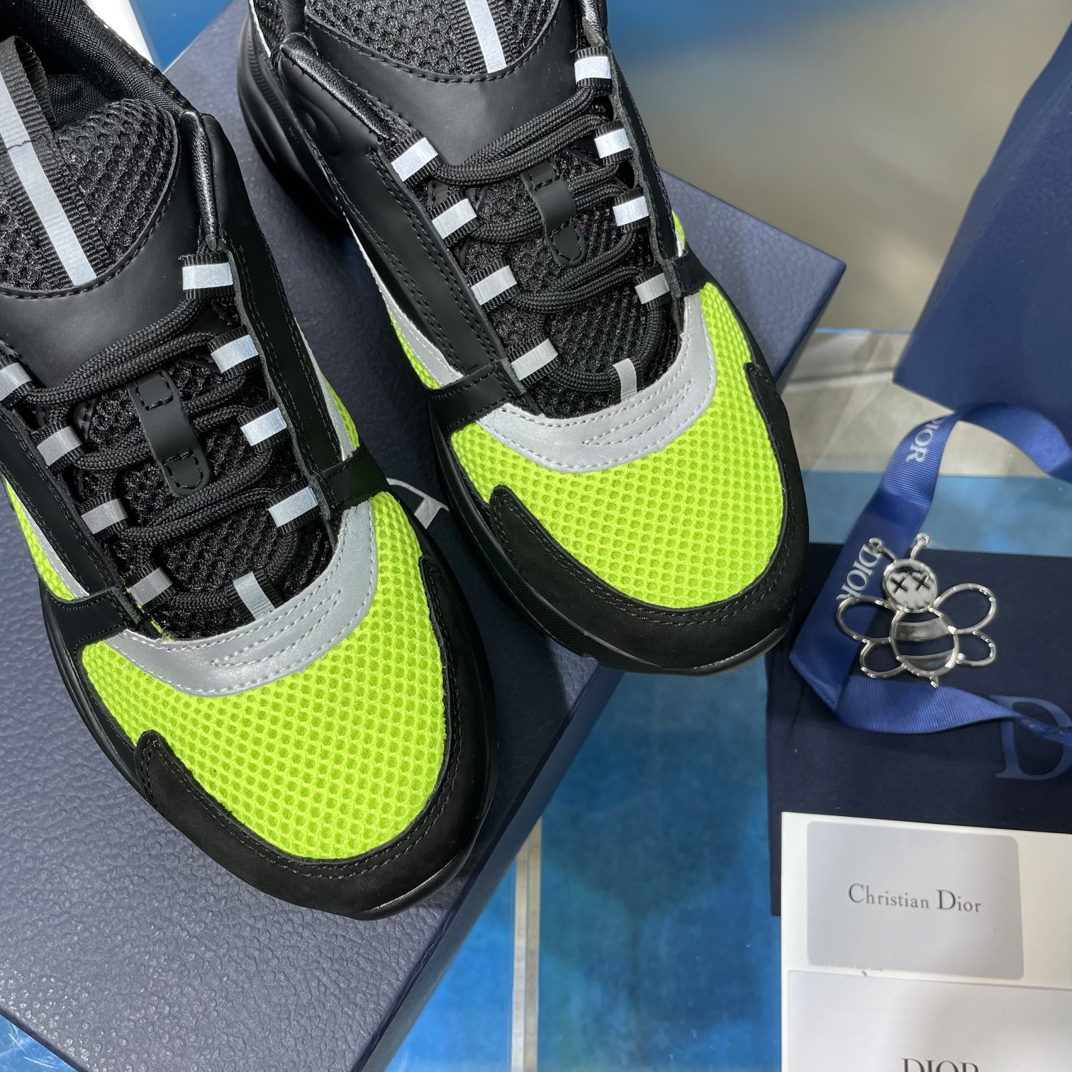 ua D*or b22 black and green sneaker