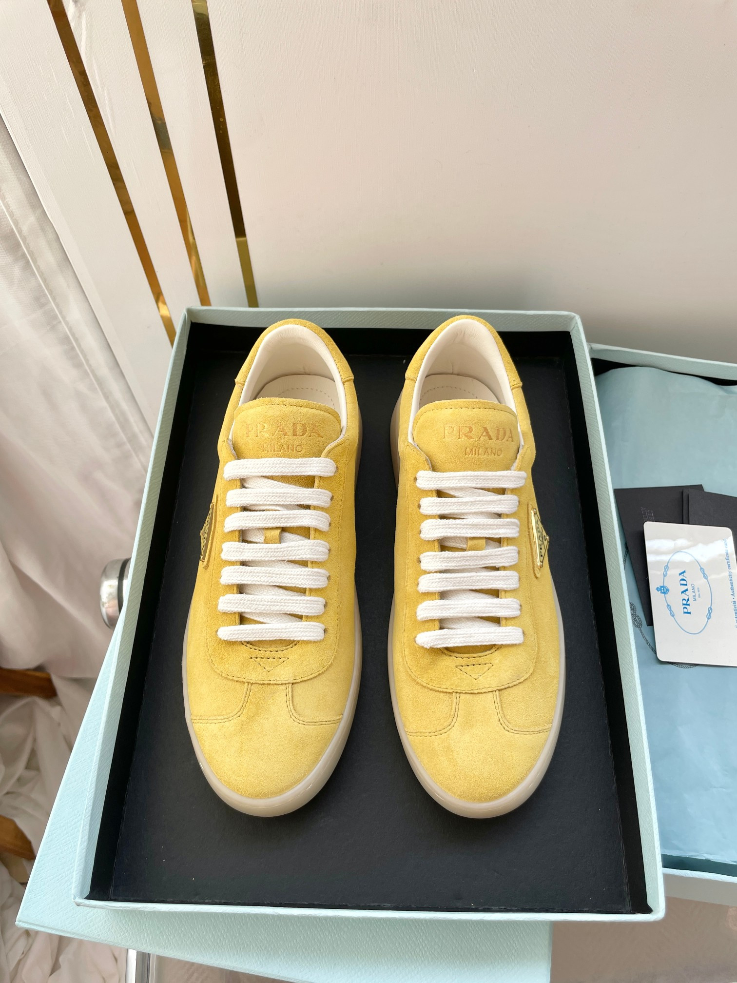 ua Pra*a downtown nappa leather sneakers